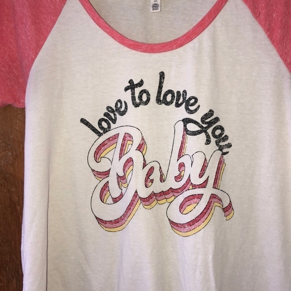 JESSICA Simpson Vintage Maternity Tee, S - Picture 3 of 6